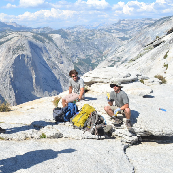 Gloves at the Half Dome cables