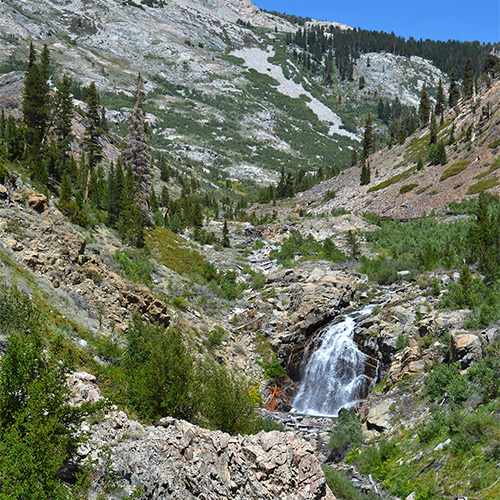 Woods Creek waterfall