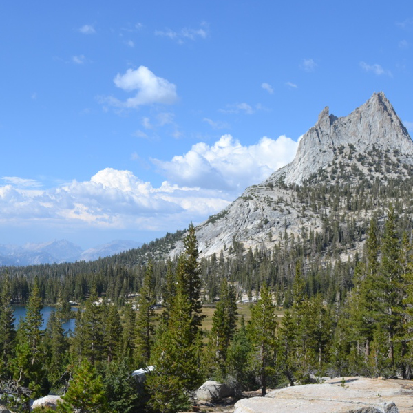 Cathedral Peak and Upper Cathedral Lake