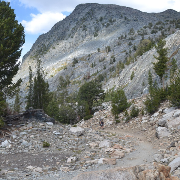 Trail above Duck Pass