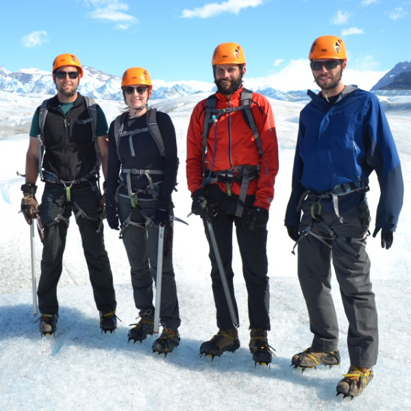 Group photo on Grey Glacier