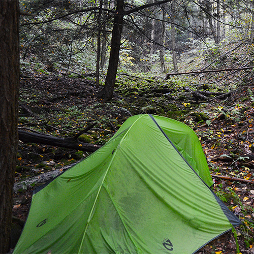 First campsite